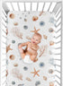 Sweet Jojo Designs Fitted Baby Crib Sheets (Ocean Seashells) for Boys or Girls, Infant Nursery, Toddler Room - Standard