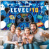 10th Birthday Decorations for Boys - Happy 10th Birthday Banner, Video Game Birthday Decorations Cheers to 10 Years