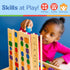 Set 46 5 Melissa & Doug Bead Sequencing with Wooden Beads and Double-Sided Pattern Boards