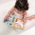Infantino Color Reveal Bath Book, Baby & Toddler Water Reveal Book for Bath Time Fun, Ocean Theme, Mess-Free, Soft EVA