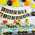 Set 16 48PCS WERNNSAI Construction Party Supplies - Disposable Dump Truck Themed Tableware for Boys Kids Birthday