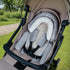 COOLBEBE 3-in-1 Set Upgraded Babybody Support & Strap Covers for Newborn Infant - Extra Soft Car Seat Insert Cushion