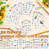 Hoolerry 12 Pcs Scavenger Hunt Game for Kids and Family - 24 Themed Cards with Dry Erase Marker for Outdoor Fun
