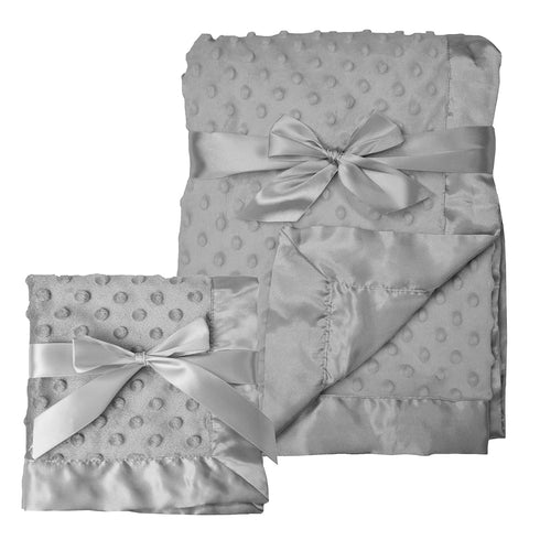 American Baby Company Heavenly Soft Chenille Blanket Set, Receiving Blanket (30" x