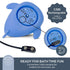 Dreambaby Whale Shark USB Rechargeable Baby Bath Thermometer - Instant Read, Digital Room and Baby Bathtub Water Fun