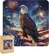 Wooden Puzzle for Adults - Eagle Flag Wooden Jigsaw Puzzles (15.9 * 15.6in-500pcs), Beautiful Puzzle with Box