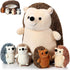 Hiboom 5 Pcs Hedgehog Stuffed Animal, 14 Inch Large Mommy Hedgehog Stuffed