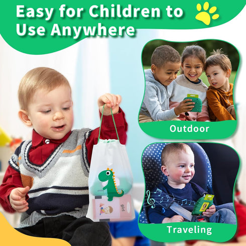Toddler Toys Talking Flash Cards for 1-6 Year Olds, Autism Sensory Toys for Autistic Children, Learning Educational
