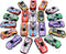 21 Pack Pull Back Toy Cars - Party Favors, Goodie Bag Stuffers, Race Vehicles for Toddlers Ages 2-5