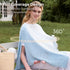 Momcozy Ultra-Light Nursing Cover for Breastfeeding, Soft Breathable Tencel Lyocell Fabric, Multi-Use Feeding Shawl