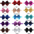 CÉLLOT 15pcs Baby Girl Headbands - Sparkly Glitter Sequins 4" Big Hair Bows for Infant Newborn and Toddlers