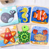 LovesTown 6PCS Wooden Toddler Puzzles - Montessori Sea Animal Jigsaw Puzzles for Kids Educational Gift