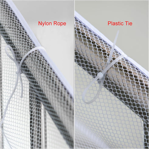 CM 3m Length Safety Rail Net, Stair Banister Net with Ropes for Stairs Fence Balcony