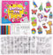 Funtopia Shrinking Art Sheets Kits for Kids, 75 Pre-Cut Shrink Paper Craft