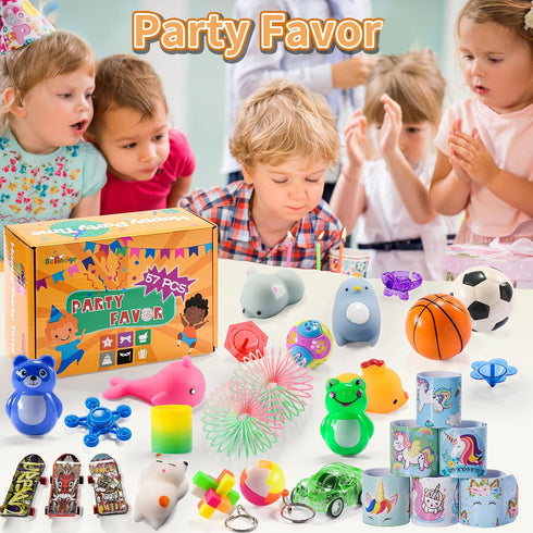 Claw Machine Prizes Toys Refill for Kids, Mini Toy Bulk Party Favors for Birthday Goodie Bags, Age 3-10