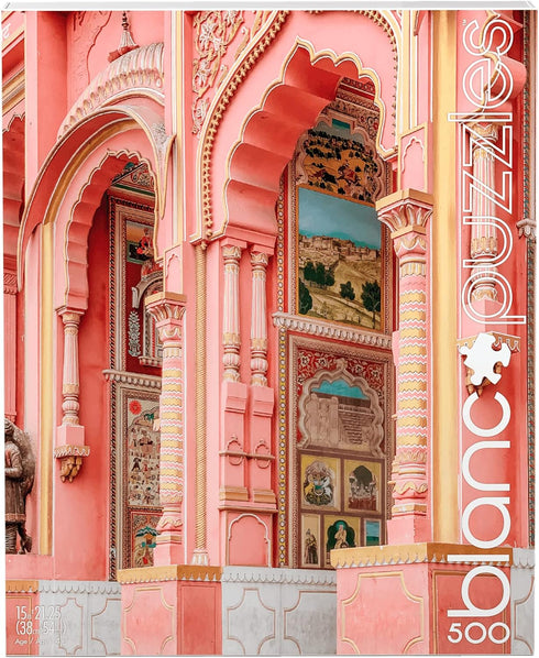 Buffalo Games - Anika Pannu - Hawa Mahal, 500 Piece Jigsaw Puzzle for Adults, Perfect for Game Nights