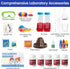 Rxeody 150+ Set, 4+ Science Kits for Kids, STEM Activities Educational Science Experiments Gifts with Chemistry