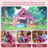 ADAH 216PCS 4-8, 3-6 Magnetic Building Blocks for Girls, Pink Princess STEM Toys for Ages Creative Educational Building