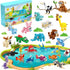 DMIGHT 24 Packs Animal Party Favors for Kids, Mini Animal Building Block