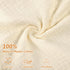 2 Pack, GFU Muslin Nursing Pillow Covers Soft Feeding Pillow Slipcover for Breastfeeding Moms, Removable Case for Baby