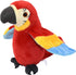 (Patent) Cute Mimicry Pet Talking Parrot Repeats What You Say Plush Animal Toy Electronic Parrot Plush Toy, Animal Toy, Talking Bird,Birthday Present for Kids(RED)
