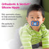 MAM 4-Pack, 6+M, 6+ 6-16, 4 Count Original + Night Boy & Air Matte Pacifiers, for Sensitive Skin, Months, Best Pacifier