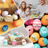 6Pcs YunKo Wooden Fake Eggs Brown Wood Nest Easter Eggs for Craft Decorate Get hens to Lay Egg Chicken Coop Accessories