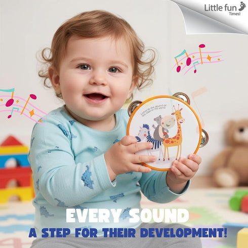 Set, 18 2 3 4 5 9 LITTLE FUN TIMES Toddler Musical Instruments Toys, Kids Drum Percussion, Harmonica, Maraca, Flute