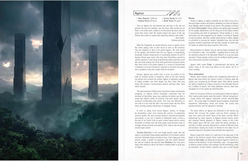 Modiphius: Fragged Empire 2nd Edition Location Guide - Hardcover RPG Expansion Book, Full Color