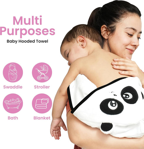 100% 500 37 37 inches Zoane Creations Rayon Hooded Baby Towels for Newborn Ultra-Soft,Highly Absorbent, GSM, x Perfect