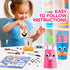 3-5 8 Arts and Crafts for Toddlers & Kids Ages Paper Cup Craft Kit, Animal Projects Fun Preschool Activity for Girls