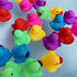 54-Pack Mini Colorful Rubber Ducks Set, Bath Toy for Kids, Float & Squeak Pool Toy Party Favors
