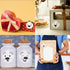 Hybsk Cute Polar Bear Face Stickers, 1.5" Round Cartoon White Bear Labels, 500pcs per Roll, Animal Stickers