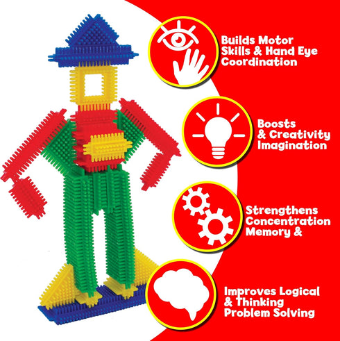 3-5 210 Set Ryan's Room Thistle Blocks STEM Toys Building Blocks Innovative Building Toys for Toddlers Pieces Colorful