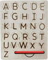 hzsshb 3-8 Wooden Letters Practicing Board,Reusable Handwriting Alphabet Tracing Board Double-Sided Toddlers