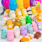 JOYIN 24 Pcs Easter Prefilled Eggs with Mochi Squishy Toys, Lovely Animal