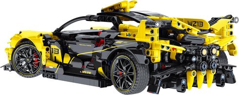 STEM Mechanical Transmission Engineering Building Toy, 1103 Pcs 1:14 Scale Super Car Blocks Take Apart Kit