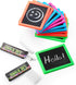 Mini Chalkboard for Kids - Pack of 24, Goodie Bags Stuffers with 2 Chalk Sticks and 1 Eraser