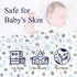 Omilion Receiving Blanket for Baby, 4 Pack, 30 inch x 30 inch, 100% Flannel Cotton