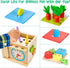 Wooden Montessori Baby Toys - 8-in-1 Play Kit with Shape Sorting, Stacking, Coin Box & More - Gift for Toddlers