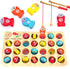 Magnetic Alphabet Fishing Toy - Letters, Numbers, & 2 Fishing Poles -