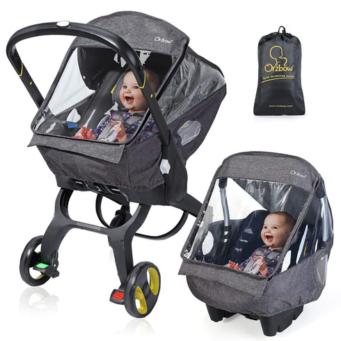 Car Seat Rain Cover, Compatible with Doona Infant Car Seat Stroller, Universal