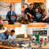 Set 8-14, (730PCS) Mechanical T-Rex Dinosaur Building with Lights, Rotatable Components & Display Stand, STEM Building
