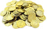 TCOTBE Pirate Gold Coins Plastic Set of 100 - Play Gold Treasure Coins for Pirate Party, Treasure Hunt Game