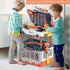 Kids Tool Bench - 4 in 1 Toy Workbench with Storage Box, 90pcs Electric Drill Tool Set for Ages 3-8