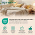 3 45"x60", NTBAY Layer Toddler Blanket, Muslin Cotton Jacquard Bed Blankets, Lightweight Thermal Baby Blanket, Super