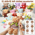 Zhanmai 12 Set Cute Bear Stuffed Animals with Removable Clothes - 12 Inch Plush Toy Gift for Kids