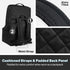 V VOLKGO Extra Padded Car Seat Travel Bag for Airplane, Heavy Duty Car Seat Bags for Air Travel Large Durable Carseat