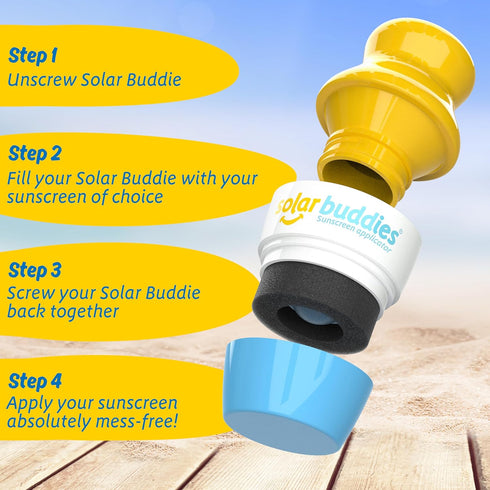 Set Set Blue Bag Bundle For Solar Buddies Refillable Roll On Sunscreen Suncream Applicator Bag Bundle With Applicator