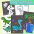 Art & Craft Activity, Foil Fun Dinosaur DIY Art Kits, No Mess Creative Drawing Game for Kids Ages 4-9 Birthday Gifts